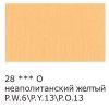 Краска акриловая VISTA-ARTISTA Studio 75 мл глянцевая 1 шт 28 Неаполитанский желтый (Naples Yellow) VAAG-75-28