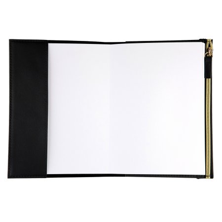 Блокнот-клатч для записей Стихия 80 г/м2, 14.2 x 20.5 см, 80 л, мягкая обложка, черный NP-ST04040