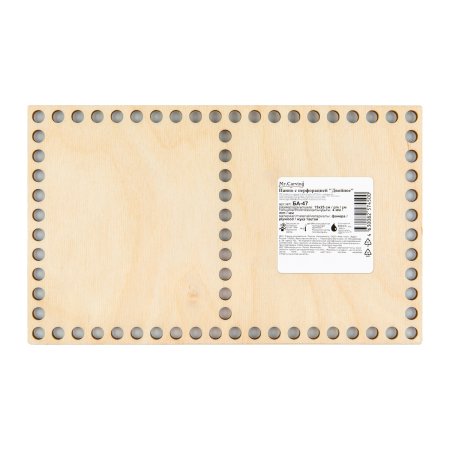 Заготовка для декорирования Mr.Carving Панно с перфорацией "Двойное" 15 х 25 х 0.4 см фанера БА-47 Заготовка для декорирования Mr.Carving Панно с перфорацией "Двойное" 15 х 25 х 0.4 см фанера БА-47