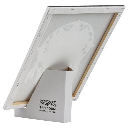 Картина по номерам на холсте с глиттером ТРИ СОВЫ "Ловец снов" 30 x 40 см с акриловыми красками и кистями RE-КХг3040_57051