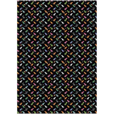 Упаковочная бумага глянцевая MESHU "Полет в космос" 1л. 70 x 100 см 80 г/м2 RE-MS_53466