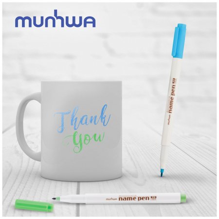 Набор перманентных маркеров Munhwa 12 цв 1 мм, пулевидный RE-NP12