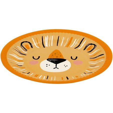 Тарелки бумажные MESHU "Wild cats" 18 см, 6 шт RE-MS_55437