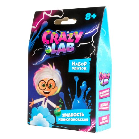 Научно-познавательный набор "Crazy Lab" Неньютоновская жидкость 8+ AS-EX219T