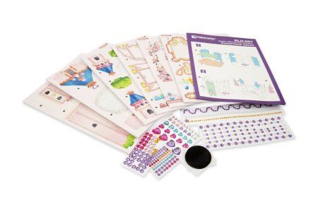 ЗD пазл REZARK Серия "Кукольные домики" Сказочный замок, 92 детали, пенополистирол DLH-007