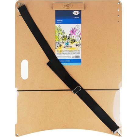 Планшет-клипборд А2 (53 x 68 см) ГАММА "Московская палитра" МДФ, магнитный зажим, ручка, ремень RE-261018_08
