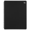 Тетрадь 48л. A5 клетка на гребне BG "Base" пластиковая обложка, черная RE-Т5гр48_пл_59680