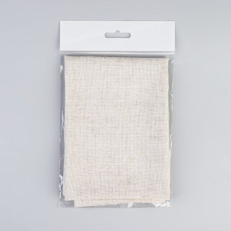 Канва для вышивания равномерного переплетения 50 x 50 см хлопок Aida №16 бежевый SIM-9257676