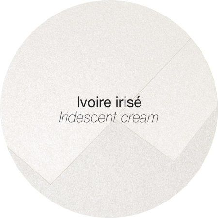 Заготовка для открытки сложенная CLAIREFONTAINE Pollen 135 x 135 мм 210 г/м2 1 шт, белый перламутровый RH-12885C