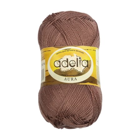 Пряжа ADELIA Aura 100% акрил 1 х 50 г 250 ± 5 м №014 серо-коричневый ADE-AUR-014