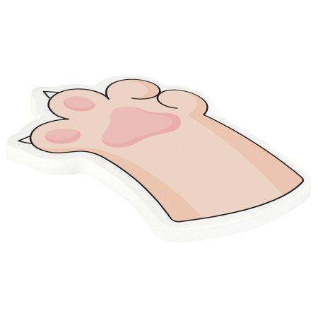 Самоклеящийся блок фигурный MESHU "Paws" 40л, европодвеc, ассорти RE-MS_54255