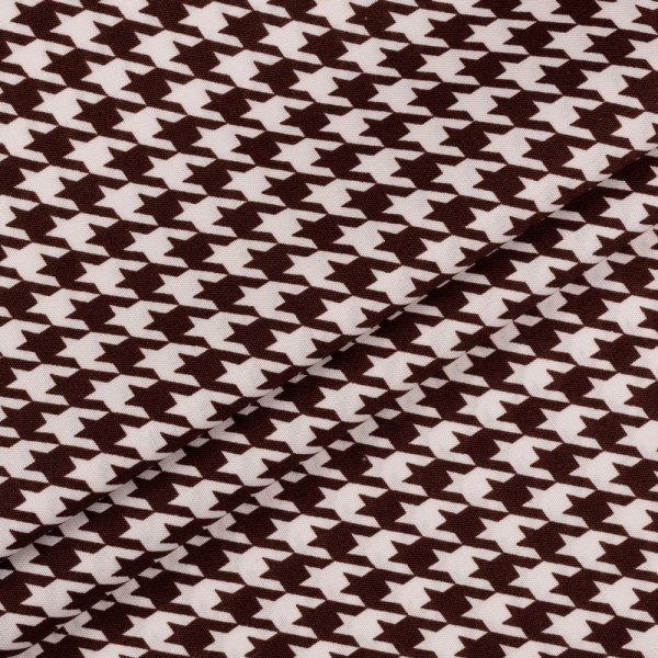 Ткань для пэчворка PEPPY БАБУШКИН СУНДУЧОК 50 x 55 см 140 ± 5 г/м2 100% хлопок БС-07 гусиная лапка коричневый