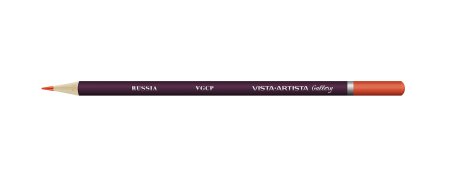 Карандаш цветной художественный VISTA-ARTISTA Gallery 1 шт 708 Оранжевый железоокисный (Iron oxide orange) VGCP-708