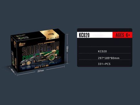 Конструктор Decool "Спорткар Dark Green Wind Chi" IT-KC020_MK