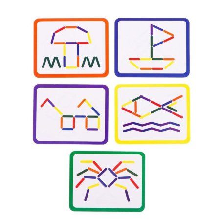 Игровой набор с палочками IQ-ZABIAKA "Собери фигурку" SIM-4565729 Игровой набор с палочками IQ-ZABIAKA "Собери фигурку" SIM-4565729