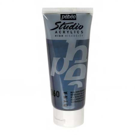 Краска акриловая PEBEO Studio Acrylics DYNA 100 мл 832-360 сине-черный иридисцентный