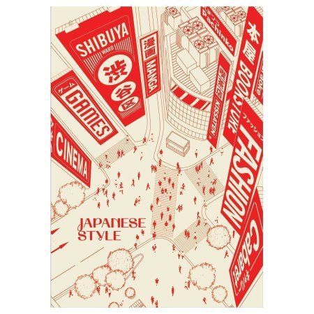 Тетрадь 48л. A5 клетка Greenwich Line "Japanese style" матовая ламинация, ЕВРО RE-NS48-52066