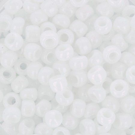Бисер Япония TOHO 08/0 круглый 1 3 мм 5 г №0041 белый TOHO-08-0041