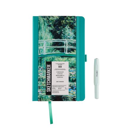 Блокнот для зарисовок SKETCHMARKER & Pushkinskiy 140 г/м2 13 x 21 см 80 л, Клод Моне MP2314603SM/PUSHK