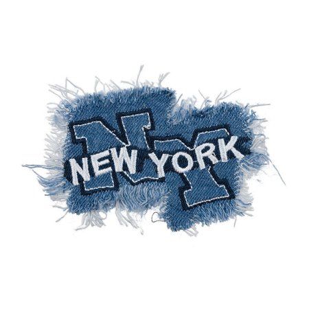 Термоаппликация GAMMA №68/5 1 шт NEW YORK 6 x 10 см TA-1434