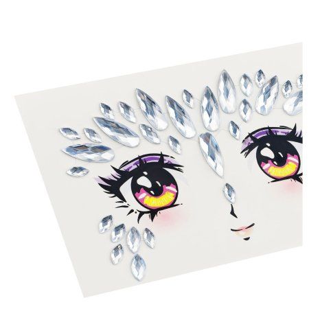 Наклейки-стразы MESHU "Shiny look" 17.5 x 14.5 см инд. уп., европодвес RE-MS_52670