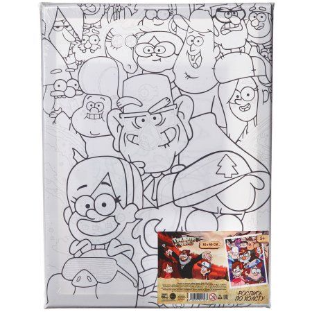 Картина по номерам "Гравити Фолз" 30 x 40 см в плёнке SIM-9302158