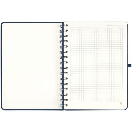 Записная книжка А5 96л. Greenwich Line "Just start. Blue" кожзам, на гребне, твердая обложка, тиснение фольгой, с петлей для ручки RE-NA5с_51432