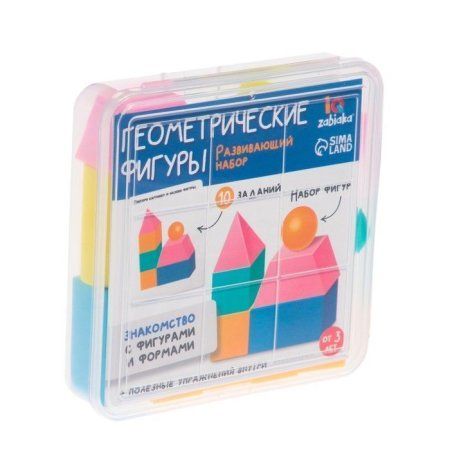 Развивающий набор "Геометрические фигуры" SIM-7509457 Развивающий набор "Геометрические фигуры" SIM-7509457