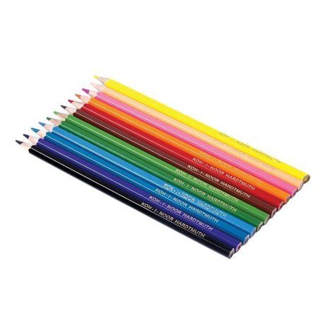 Карандаши цветные KOH-I-NOOR "Teenage" 12 цв заточенные, картон, европодвес RE-3552012042KSRU