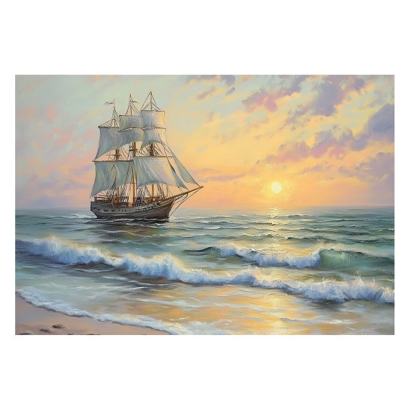 Пазл 1500 элементов ФРЕЯ "Премиальная коллекция. Под парусами" TOP-PZL-1500/02