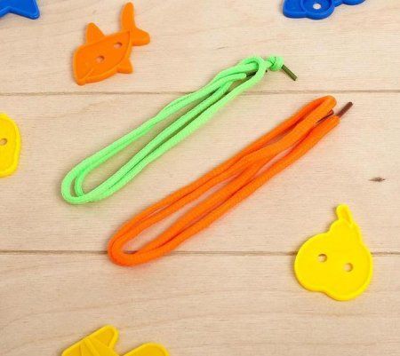 Шнуровка IQ-ZABIAKA "Весёлые фигурки" в банке 40 шт Микс SIM-3894979 Шнуровка IQ-ZABIAKA "Весёлые фигурки" в банке 40 шт Микс SIM-3894979