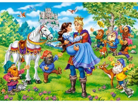 Пазл Castorland 120 Белоснежка и принц B-13463
