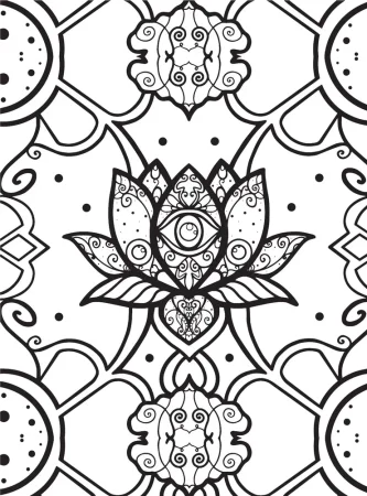 Книга: Мандалы. Раскраска-антистресс для творчества и вдохновения EKS-600419