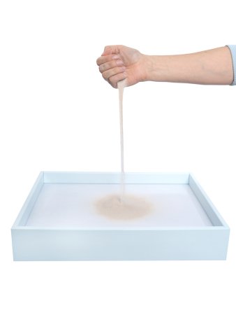 Стол детский для рисования песком с usb, цветная подсветка, пульт 48*31 см KOR-02496