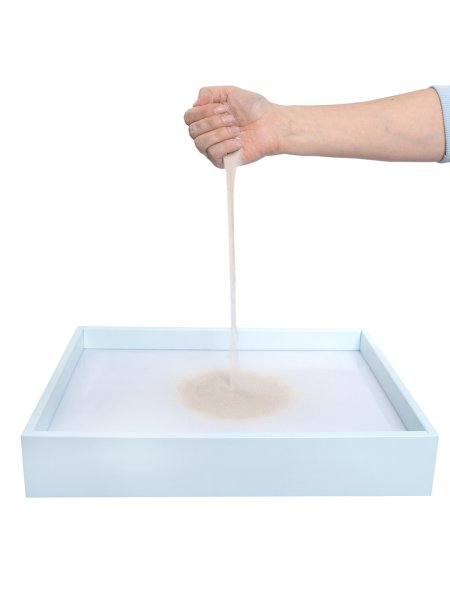 Стол детский для рисования песком с usb, цветная подсветка, пульт 48*31 см KOR-02496