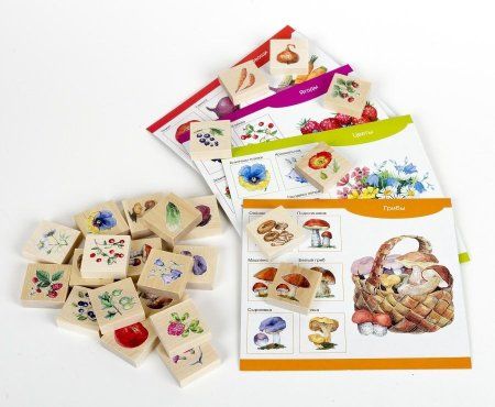 Настольная игра: Лото деревянное Собирай-ка MAG01951