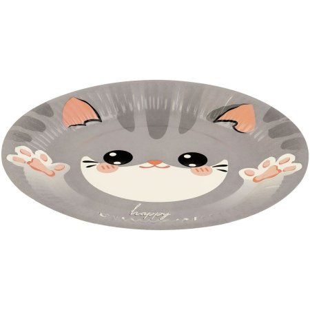 Тарелки бумажные MESHU "Kitten" 18 см, 6 шт RE-MS_55432