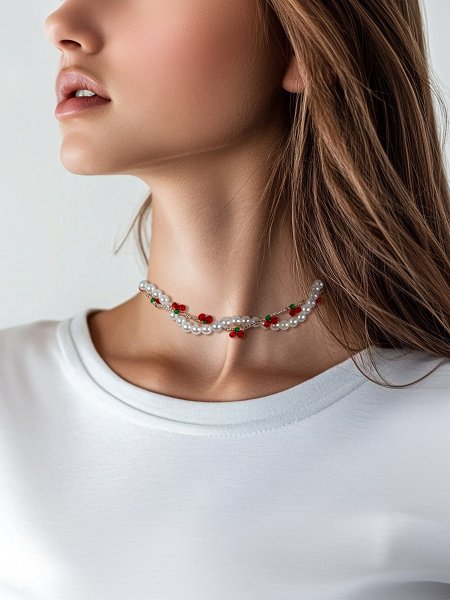 Набор для бисероплетения KLART "Чокер. Вишенки" 11-504