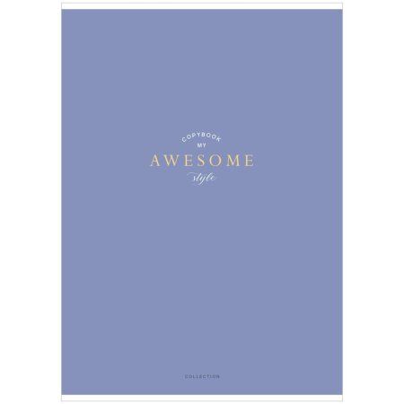 Тетрадь 80л. A4 линия ArtSpace "Моноколор. Awesome style" RE-Т80А4л_36592