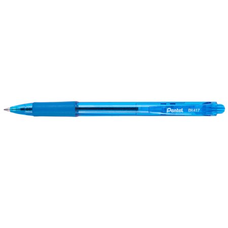 Ручка шариковая автоматическая PENTEL Fine Line 0.7 мм 1 шт цвет чернил: голубой BK417-S