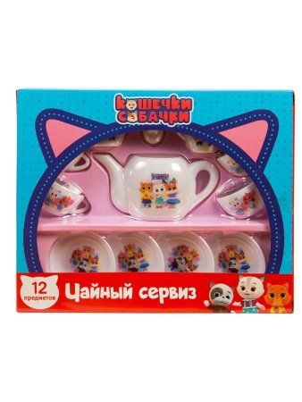 Кошечки-Собачки. Чайный сервиз, 12 предметов ROS-38434