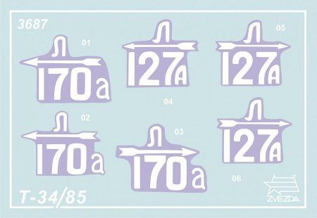 Сборная модель: Советский средний танк Т-34/85 (обр. 1944), подарочный набор, З-3687ПН