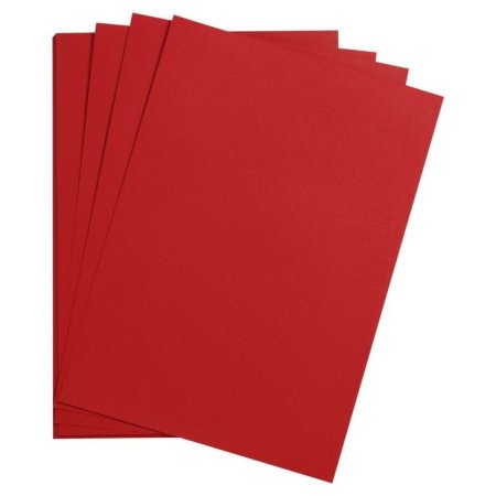 Бумага цветная CLAIREFONTAINE Maya 120 г/м2 50 x 70 см 1 л, красный (red) RH-97156C