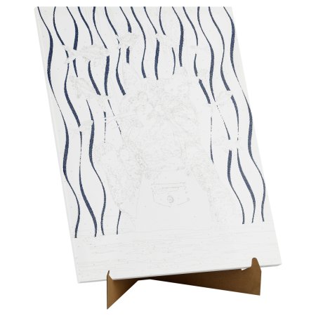 Картина по номерам на холсте с глиттером ТРИ СОВЫ "Кошачьи мечты" 40 x 50 см с акриловыми красками и кистями RE-КХг4050_57060