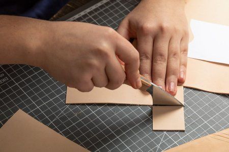 Нож для раскроя кожи "Промысел" 1 шт №1 LT-002