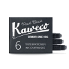 Набор картриджей Kaweco для перьевых ручек 6 штук Жемчужно-черный в картонной коробке KAW-10000257