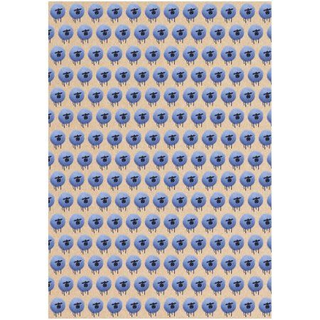 Упаковочная бумага крафт MESHU "Овечка" 1л. 70 x 100 см 70 г/м2 RE-MS_53452