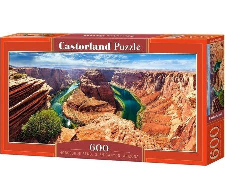 Пазл Castorland 600 HORSESHOE BEND, GLEN CANYON, ARIZONA B-060122