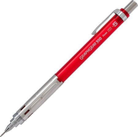 Карандаш PENTEL Graphgear 300 автоматический 0.5 мм, красный корпус PG315-TBX