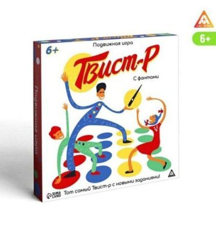 Игра подвижная: Твистер с фантами 6+ 1401871